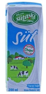 Sütaş Süt Sade 180 Ml