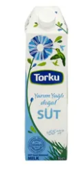 Torku Süt Yarım Yağlı 1 L