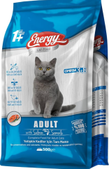 Energy kuru Kedi Maması 500 Gr Somonlu