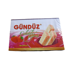 Gündüz Gofret Çilekli 200 Gr