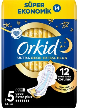 Orkid  Ultra Gece Extra Plus 14'lü