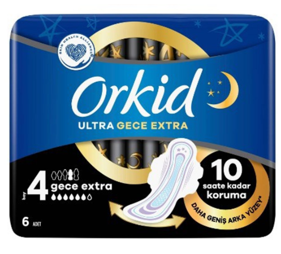 Orkid Ultra Gece Extra 6'lı