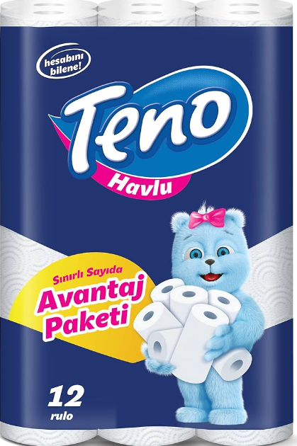 Teno Kağıt Havlu 2 Katlı 12'li